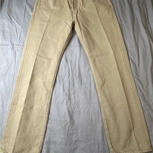 Levi's 501 Button-fly 2015 tan 34X30 #19